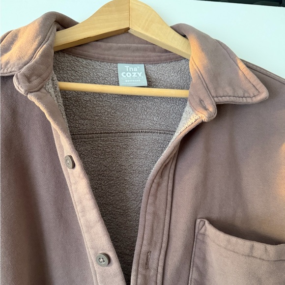 TNA Cozy Fleece in Purple/Brown - Picture 6 of 6